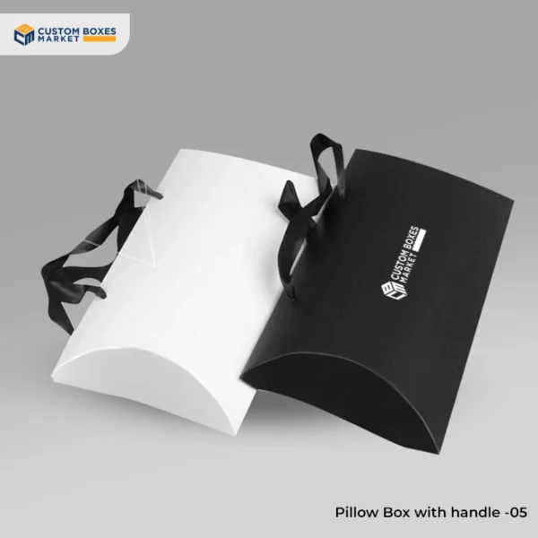 Pillow Boxes handle with logo 5