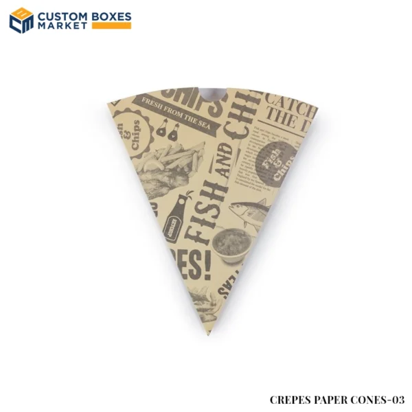 kraft Crepes Paper Cones 03