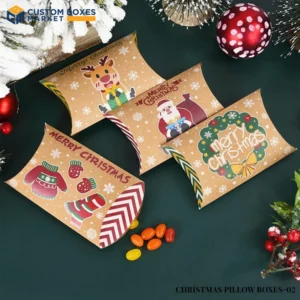 Custom Christmas Pillow Boxes