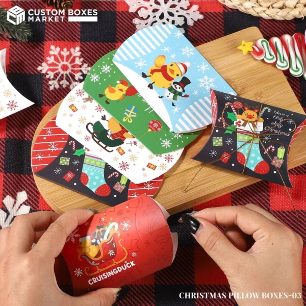 Christmas Printed Pillow Boxes 03