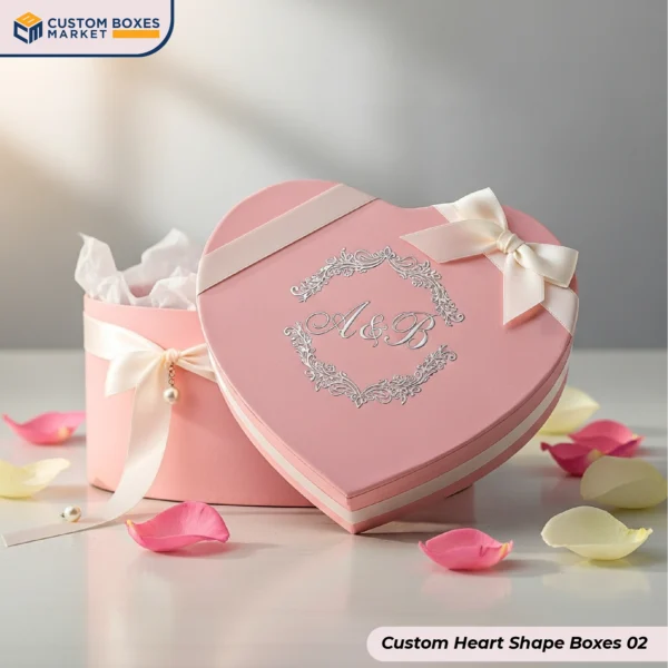 Custom Heart Shape Boxes with logo (2)