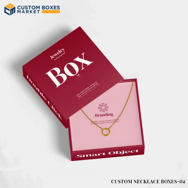Custom Necklace Boxes with sleeve 04