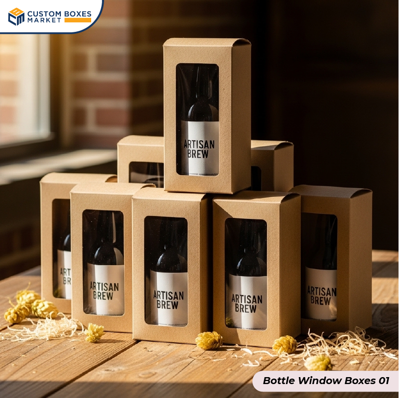 Custom Bottle Window Boxes