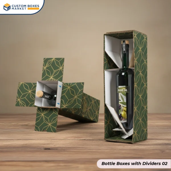 Custom Bottle Boxes with Dividers With Logo (2)