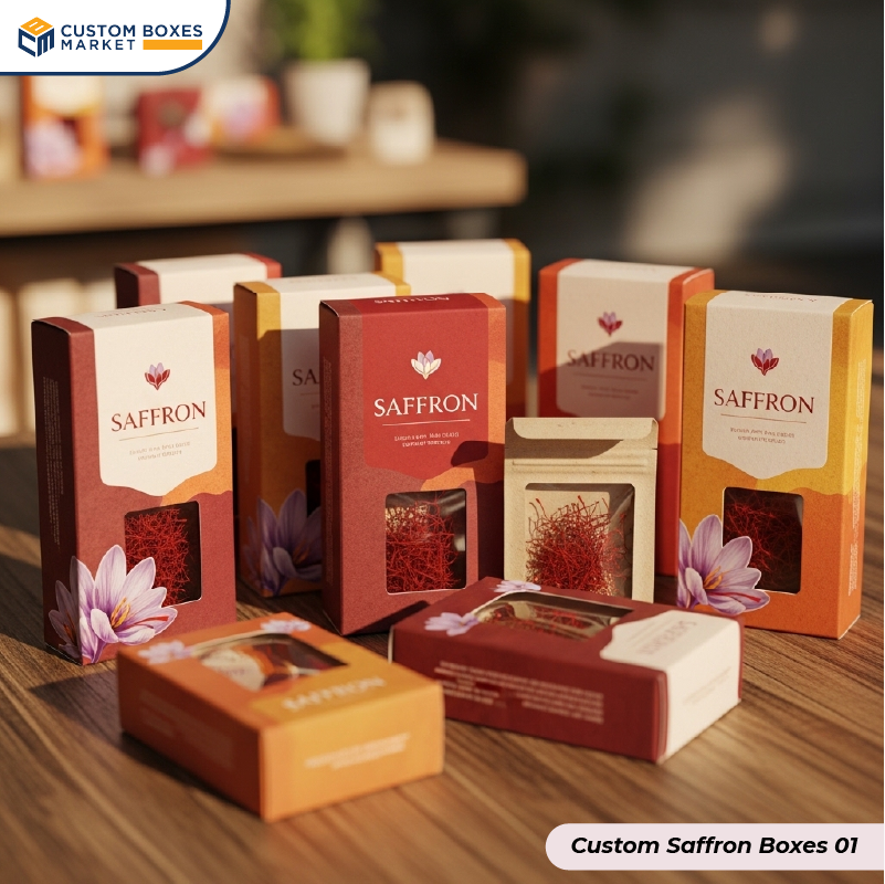 Custom Saffron Boxes