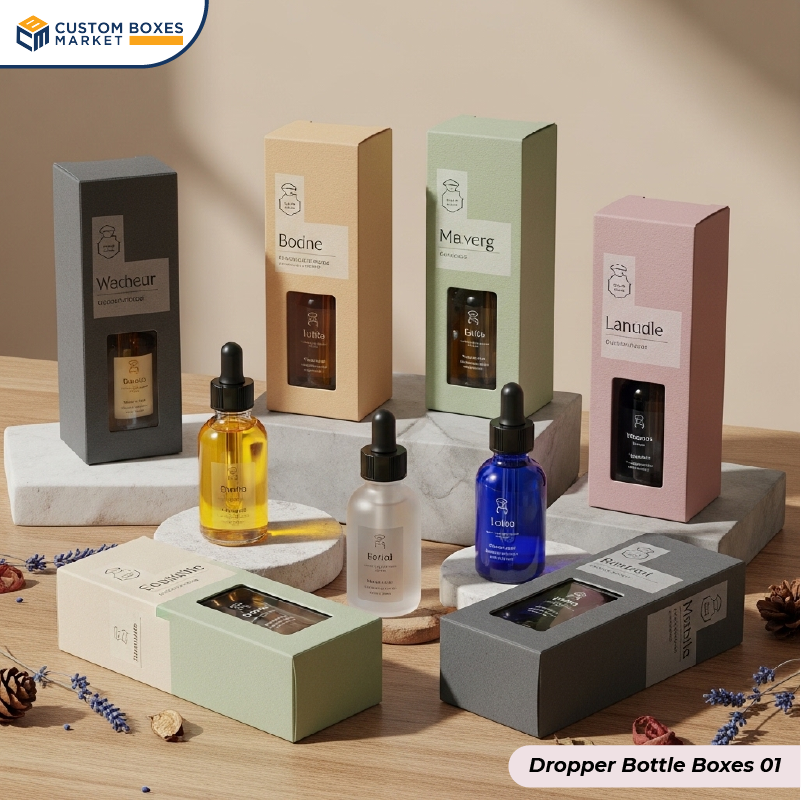 Custom Dropper Bottle Boxes