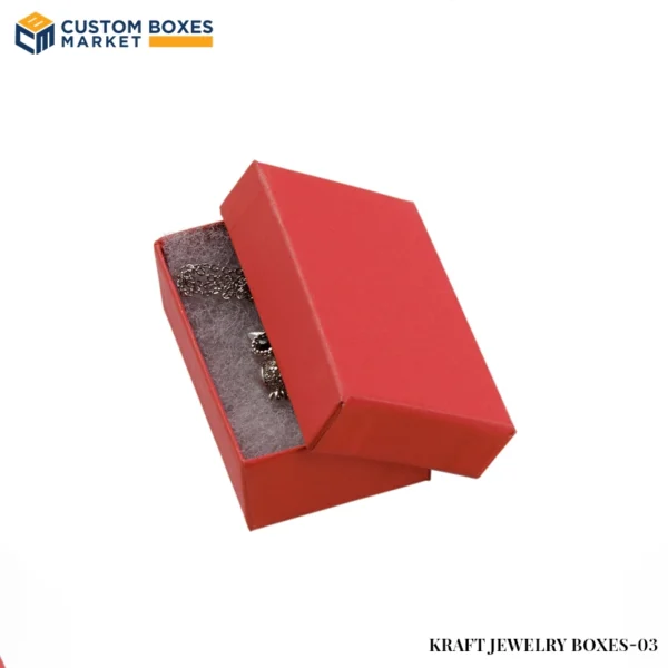 Kraft Jewelry Boxes with lid 03