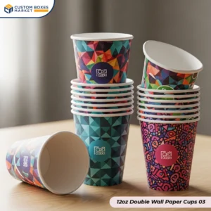 Custom 12oz Double Wall Paper Cups