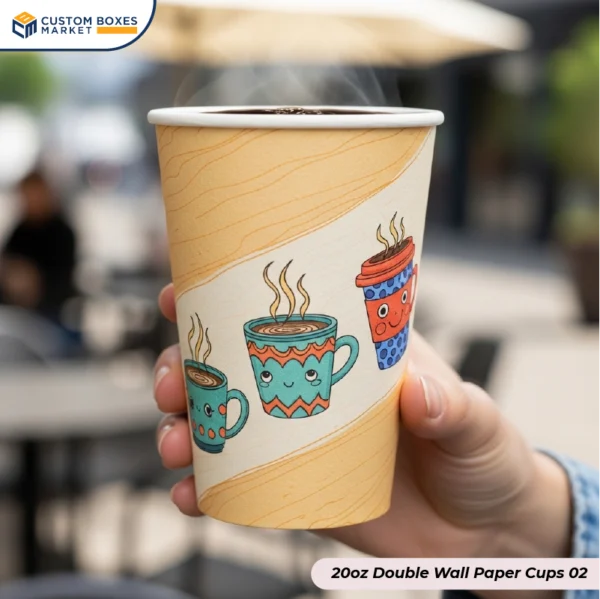 20oz Double Wall Paper Cups (2)