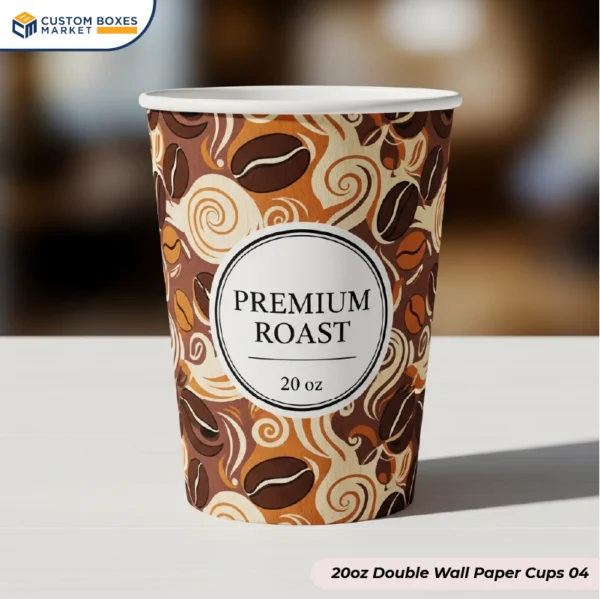 20oz Double Wall Paper Cups with logo(4)