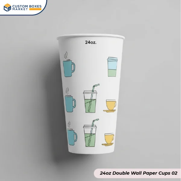 24oz Double Wall Paper Cups (2)