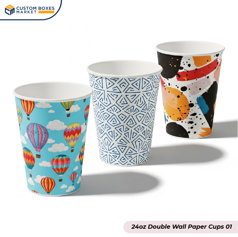 24oz Double Wall Paper Cups