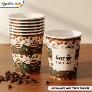 Custom 4oz Double Wall Paper Cups