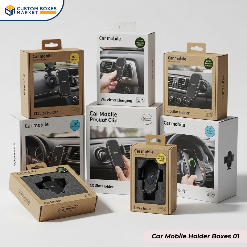 Custom Car Mobile Holder Boxes