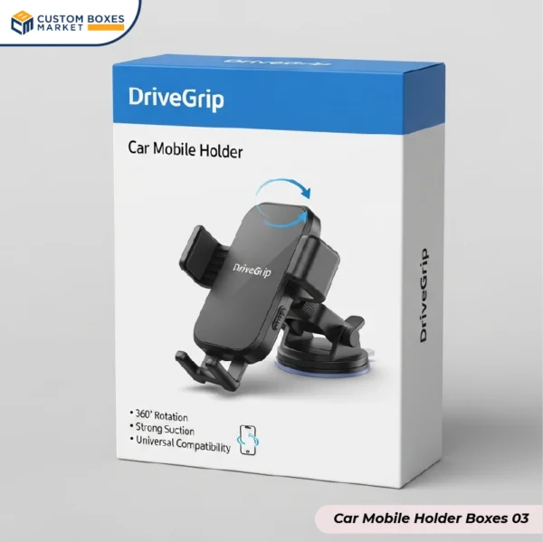 custom printed Car Mobile Holder Boxes (3)
