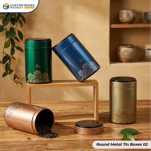 custom printed Round Metal Tin Boxes (2)