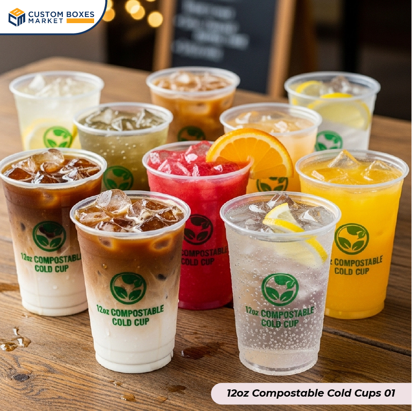 12oz Compostable Cold Cups