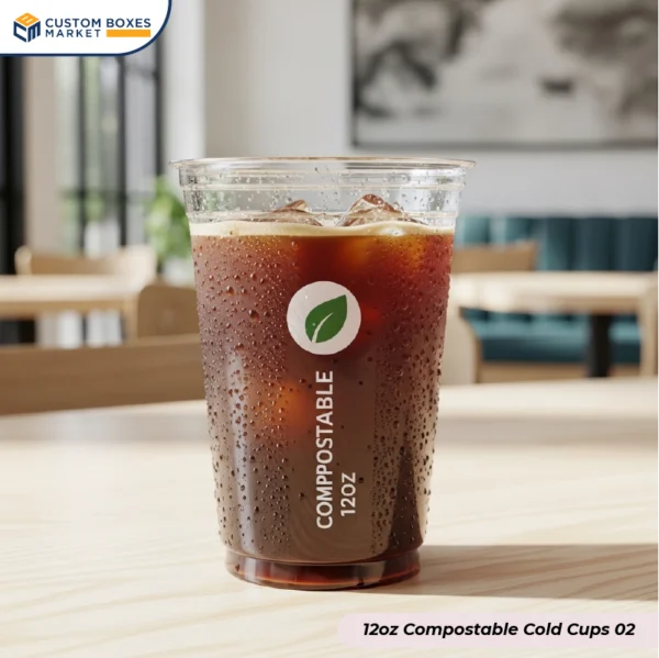 12oz Compostable Cold Cups with logo (2)