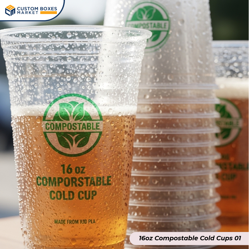 16oz Compostable Cold Cups