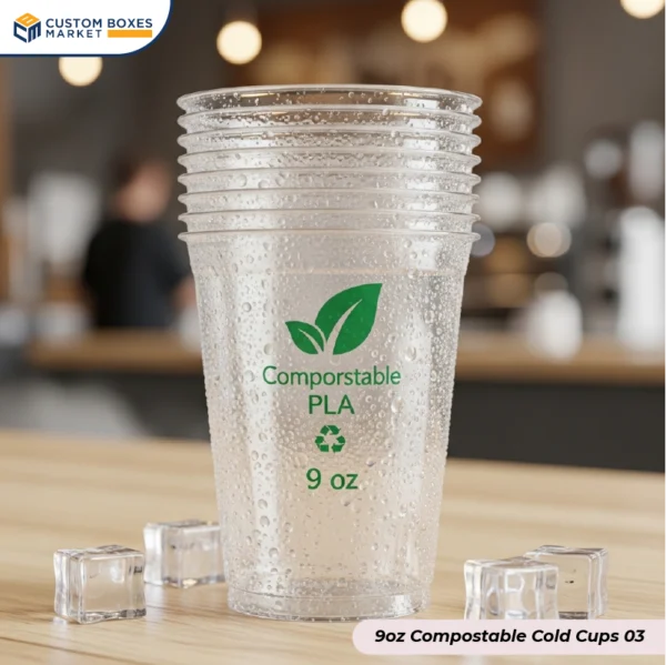 9oz Compostable Cold Cups With logo (3)