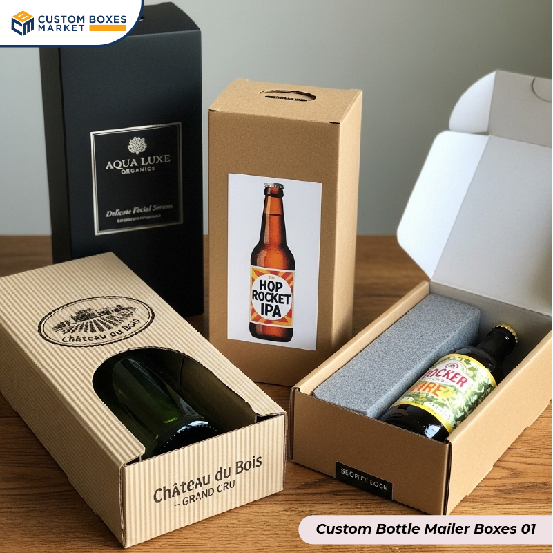 Custom Bottle Mailer Boxes