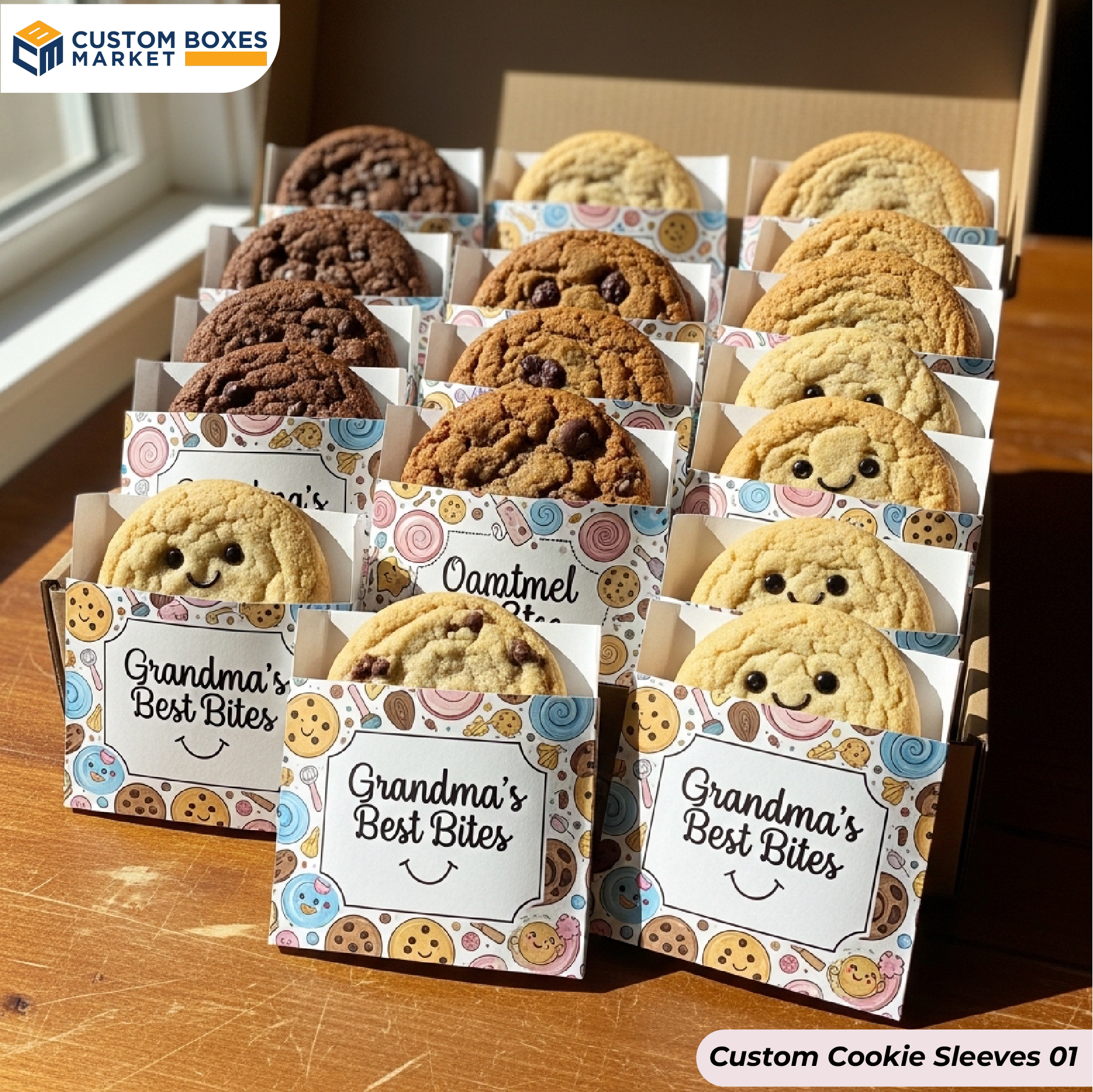 Custom Cookie Sleeves