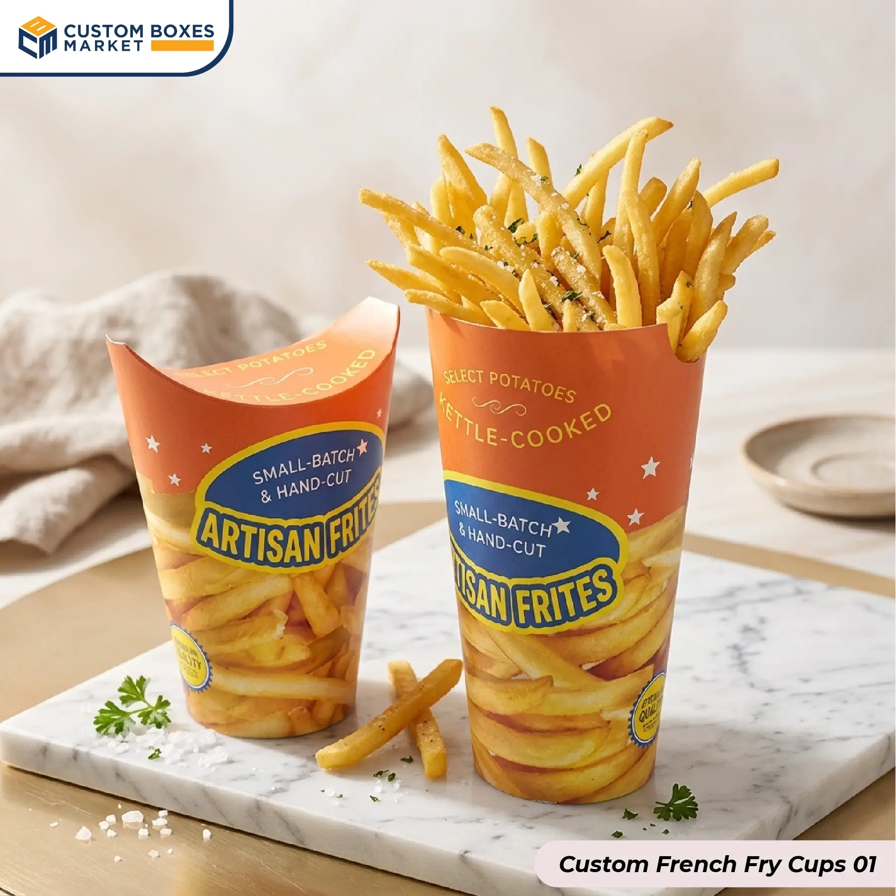 Custom French Fry Cups