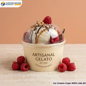 Ice Cream Cups with Lids