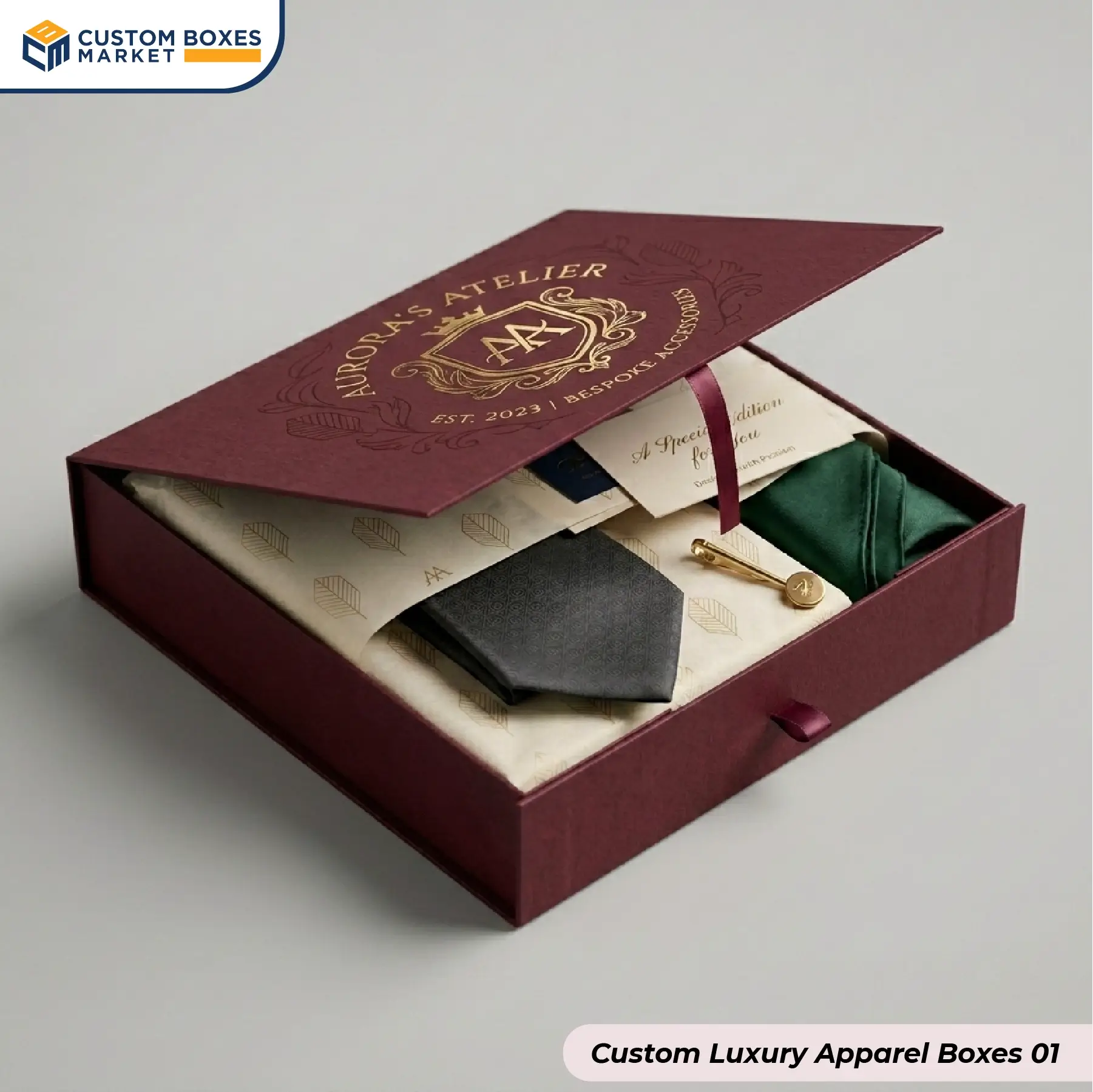 Custom Luxury Apparel Boxes