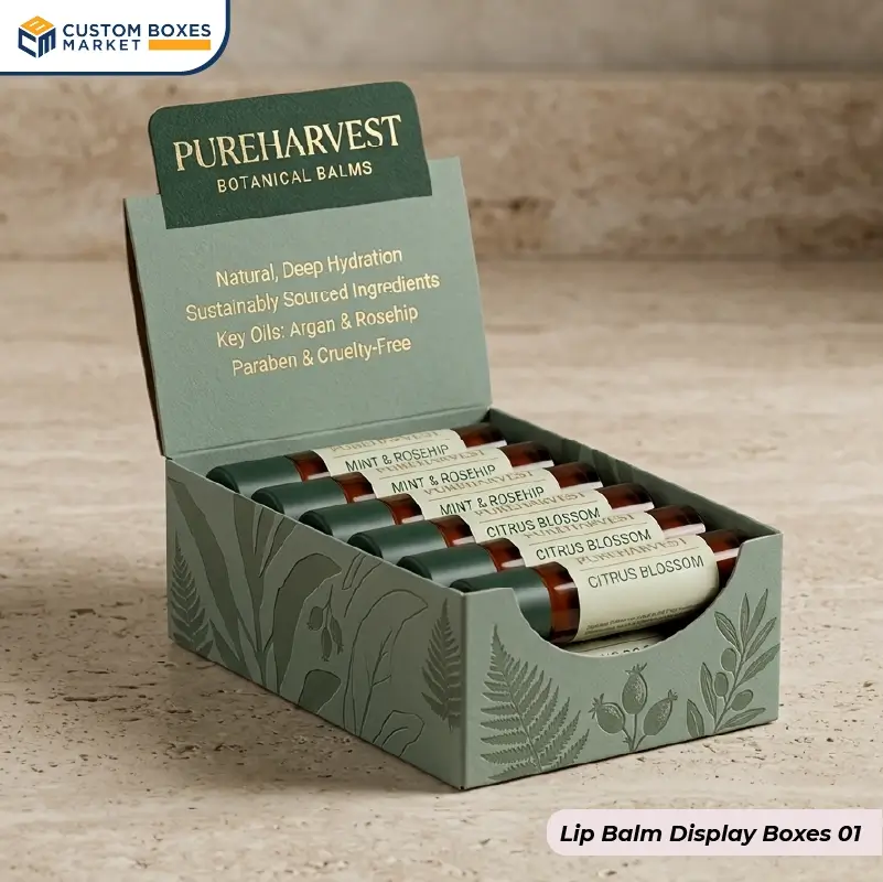 Custom Lip Balm Display Boxes