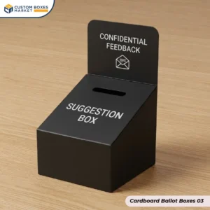 Black Cardboard Ballot Boxes (3)