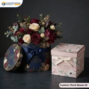Custom Floral Boxes with lid (2)