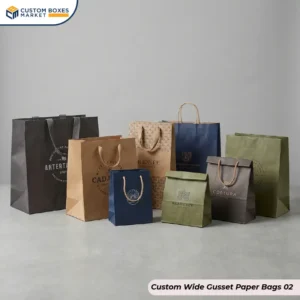 Custom Wide Gusset Paper Bags wholesale (2)