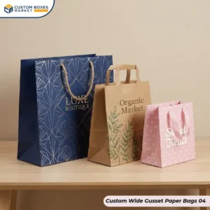 Custom Wide Gusset printed Paper Bags (4)