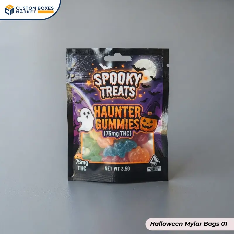 Custom Halloween Mylar Bags