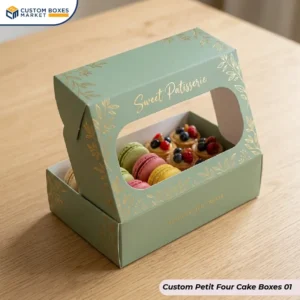 custom Petit Four Cake Boxes Design(3)