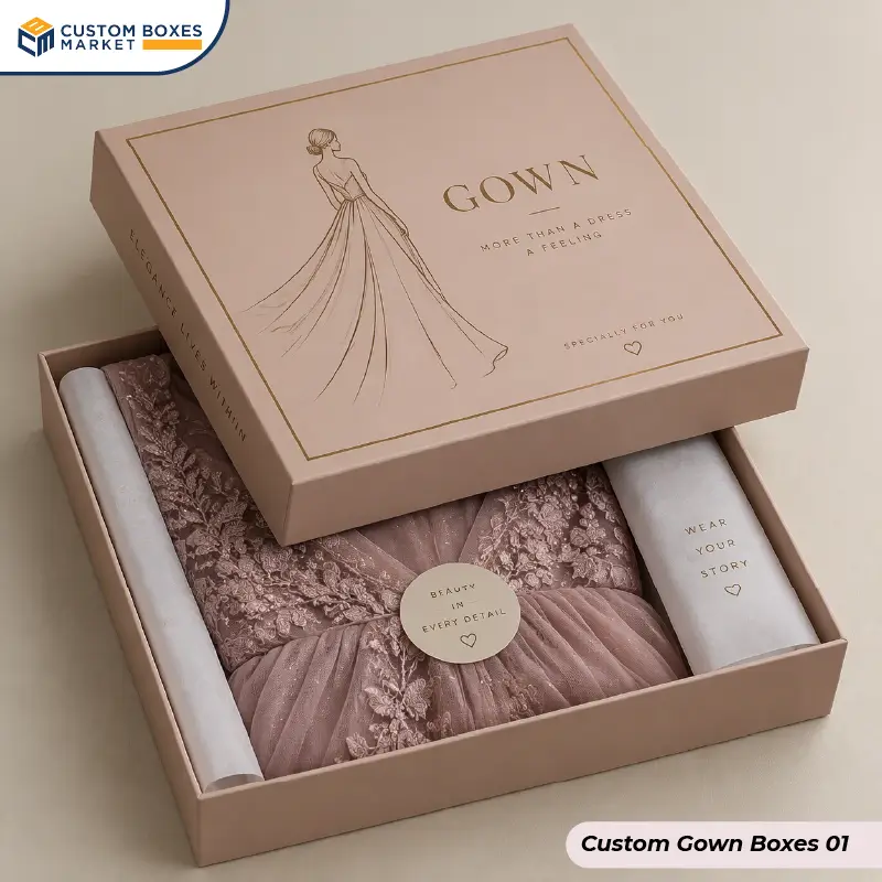 Custom Gown Boxes