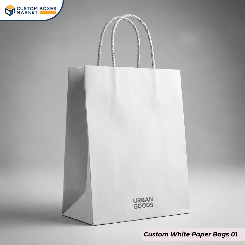 Custom White Paper Bags